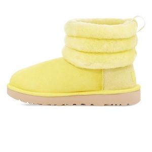 Ugg fluff quilted boot